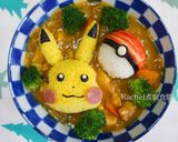 Pokemom皮卡丘神奇寶貝飯糰的食譜步驟7照片