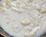 A picture of step 1 of Brown chocolate pasta.