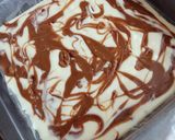 A picture of step 7 of Dairy Milk Caramel Blondies 🧈🍬🍫🍫🍬.