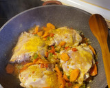 Foto del paso 2 de la receta: Pollo con guisantes y comino