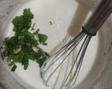A picture of step 2 of Mayo chana chaat.