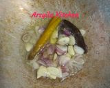 Foto langkah ke 2 dari resep Punggung ayam petai kuah sambel ijo.