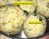 A picture of step 5 of Masala Akki Roti.....South Special.