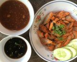 รูปขั้นตอนการทำที่ 7 ของ น้ำราดหมูแดง สูตรมังสวิรัติ