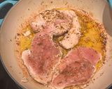 A picture of step 3 of Gorgonzola Pine Nut Pasta w Chicken & Sundried Tomatoes & Mushrooms.