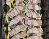 Baconbe tekert csirkemell falatok recept fázis 2 fotója
