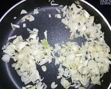 A picture of step 1 of Egg samosa with gravy.
