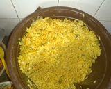 A picture of step 2 of Coconut rice and pepper gizzard.