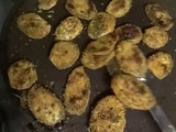 मसालेदार केला चिप्स