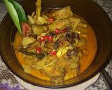 Foto langkah ke 3 dari resep Gulai Nangka muda Ceker ayam.