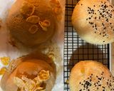 รูปขั้นตอนการทำที่ 6 ของ บันไส้โมจิกับครีมข้าวโพด🌽Mochi& Corn Cream Bun🍞🍡