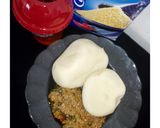 A picture of step 4 of Tuwon Couscous With Egusi Soup😋.