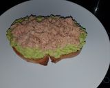 A picture of step 2 of Avocado, Tuna, and Tomato Toast.
