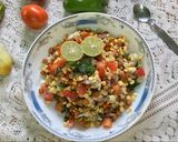 A picture of step 5 of Kacche chane ki chaat.