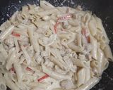 Foto del paso 3 de la receta: Fideos con crema y pollo