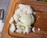 Une image de l'étape 6 de Riz à l'agneau, courgettes et panais.