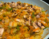 Foto del paso 2 de la receta: Fideos de arroz con pollo y verduras teriyaki