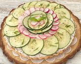 Une image de l'étape 9 de Tarte au concombre et à la sardine.