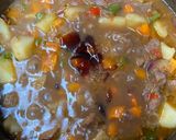 A picture of step 7 of Beef potatoes soup.