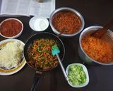 A picture of step 5 of Mexican Burritos.
