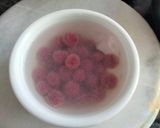 A picture of step 3 of Homemade Jamun flavour Boba pearls tea.