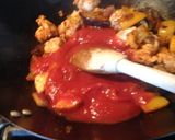 A picture of step 5 of Chicken and aubergine curry.
