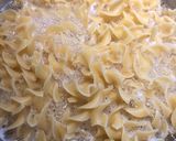 A picture of step 1 of Garlic Buttered Egg Noodles.