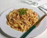 Foto langkah ke 8 dari resep Creamy Spaghetti Carbonara.