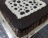 Foto langkah ke 9 dari resep Kue ulang tahun blackforest / blackforest ganache.