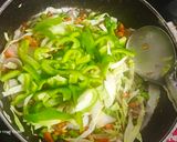 A picture of step 8 of शेजवान फ्राइड राइस (shejwan fried rice recipe).