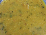 Bread and daal instant piza