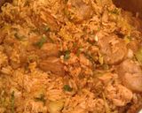 Foto del paso 2 de la receta: Arroz trifásico con lomo, pollo y chorizos de cerdo!
