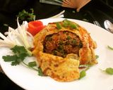 A picture of step 9 of Omurice (Japanese Fried Rice with Omelette).