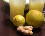A picture of step 5 of Orange ginger drink🍋🍊.