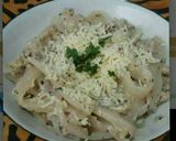 Foto langkah ke 4 dari resep Keto Fettucini Alfredo.