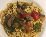 Foto del paso 6 de la receta Noodles con ternera, setas y verduras de “Blade Runner”