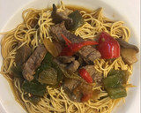 Foto del paso 6 de la receta: Noodles con ternera, setas y verduras de “Blade Runner”