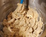 A picture of step 4 of White Chocolate and Cranberry Cashew Cookies.