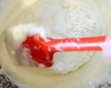 A picture of step 4 of German cheesecake.