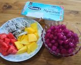 Hình bước làm 3 của món Sữa chua trân châu trái cây