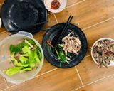 Hình bước làm 7 của món Cá sòng luộc cạn cuốn bánh tráng chấm mắm tôm