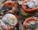 Foto del paso 3 de la receta: Aguacates (paltas) rellenos y horneados con albahaca