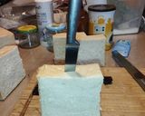 A picture of step 2 of Chocolate French Toast.