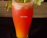 A picture of step 3 of Orange Watermelon Sunrise Mocktail.