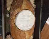 A picture of step 1 of Baked Camembert in sourdough.