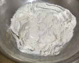 A picture of step 2 of Jain Pizza (No Yeast, No Oven).