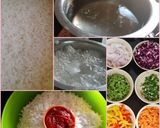 A picture of step 1 of Schezwan Fried Rice.
