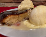 Foto del paso 7 de la receta: Brownie de chocolate blanco con fresas