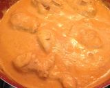 A picture of step 5 of Chicken in Peanut Sauce.
