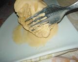 A picture of step 2 of Mango kulfi without condensed milk and without cream.